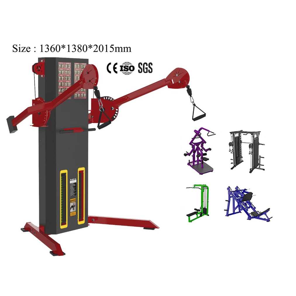 China Manufacturer Gym Dual Cable Cross, Free Motion Gym Equipment