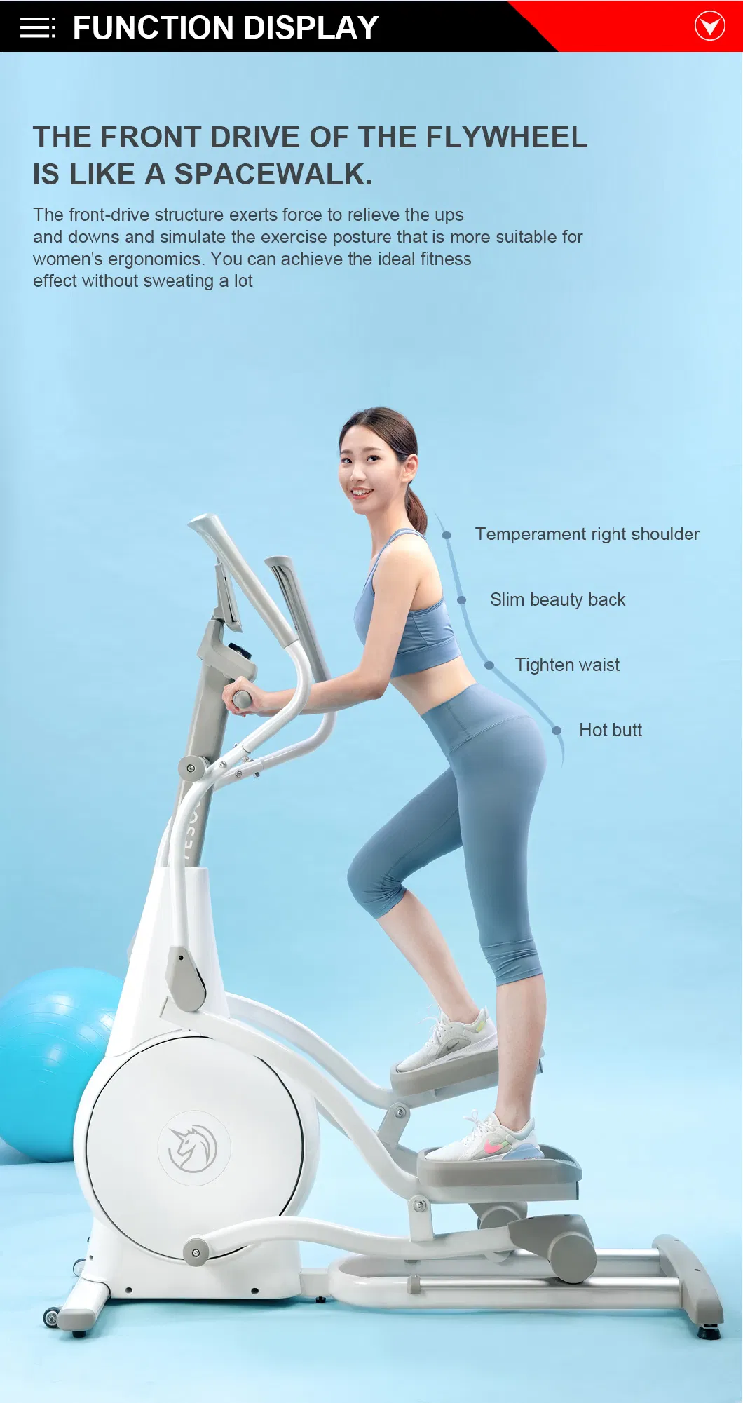 Home Gym/Elliptical Bikemagnet Elliptic/Fitness Bicylce Crosstrainer/Ellipticals Bike/Elliptical Cycle/Magnetic Cross Trainer/Elliptical Trainer Ready to Ship